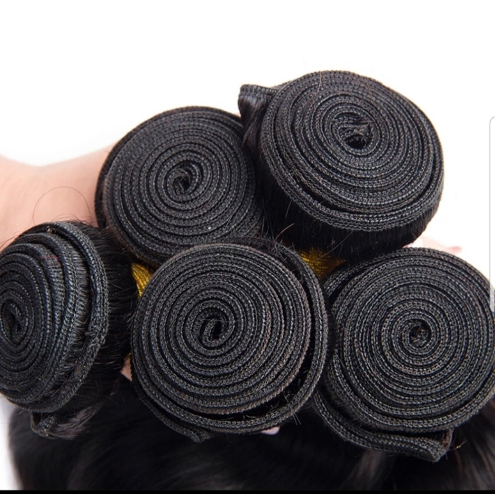 Human hair extension.